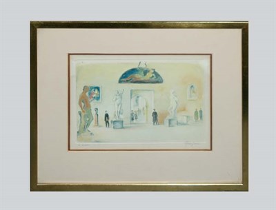 Lot 4126 - Artist Unknown LE LOUVRE Color aquatint,...