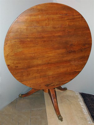 Lot 4142 - Georgian Style Fruitwood Tilt-Top Breakfast...