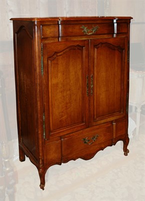Lot 4238 - Louis XV Style Fruitwood Side Cabinet Height...