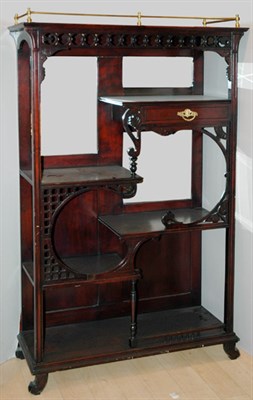 Lot 4311 - Victorian Style Mahogany Etagere Height 61 1/4...