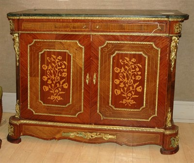 Lot 4328 - Charles X Style Marble Top Gilt-Metal Mounted...