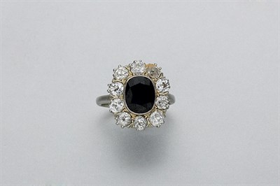 Lot 655 - Sapphire and Diamond Ring