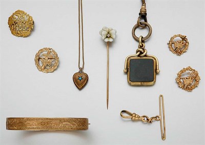 Lot 512 - Group of Antique Jewelry and Items