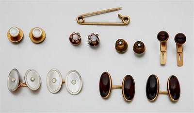 Lot 600 - Group of Assorted Cufflinks and Shirt Studs
