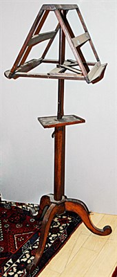 Lot 4332 - Victorian Mahogany Duet Music Stand Height 52...