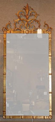 Lot 444 - Neoclassical Style Gilt-Metal Mirror Height 62...