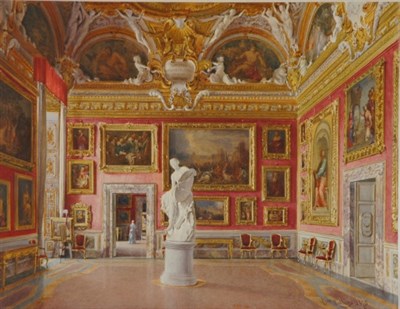 Lot 1020 - Domenico Caligo Italian, 19th Century Sala di...
