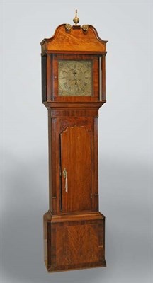 Lot 450A - Georgian Brass Dial Mahogany Long Case Clock...