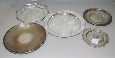 Lot 4285 - Miscellaneous Group of Five Sterling Silver...