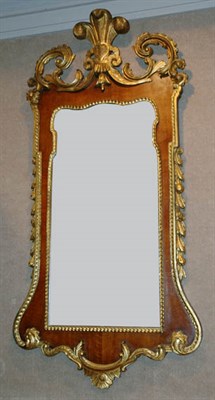Lot 4322 - Georgian Style Parcel Gilt and Mahogany Mirror...