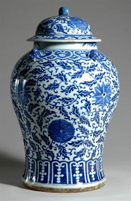 Lot 4469 - Asian Blue and White Porcelain Ginger Jar