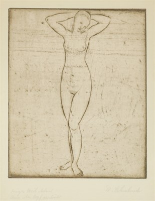 Lot 4283 - Wilhelm Lehmbruck STEHENDES JUNGES WEIB MIT...