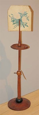 Lot 289 - Continental Walnut Pole Fire Screen Height...