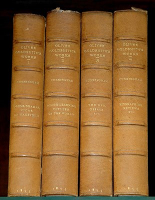 Lot 4317 - [BINDINGS] GOLDSMITH, OLIVER Works 4 vols. 8vo....