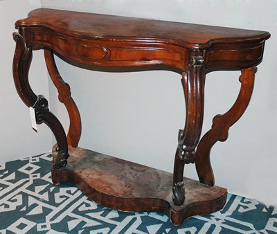 Lot 4506 - Louis XV Style Walnut Console Height 38 inches,...