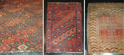 Lot 615 - Ersari Afghan Rug West Turkestan, last quarter...
