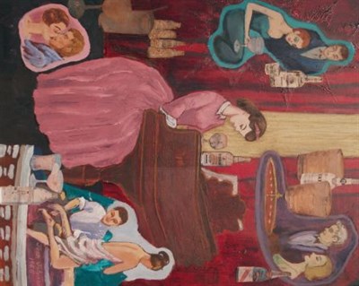 Lot 3059 - Jean Johnson American, 20th Century Scenes...