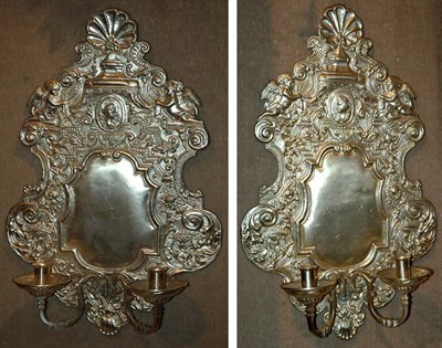 Lot 302 - Pair of Renaissance Revival Style Silver...
