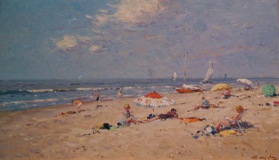 Lot 71 - Niek van der Plas Dutch, b. 1954 Afternoon at...