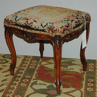 Lot 541 - Louis XV Style Needlepoint Upholstered Walnut...