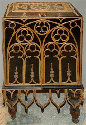Lot 357 - Decorative Wood Storage Box Height 20 1/2...