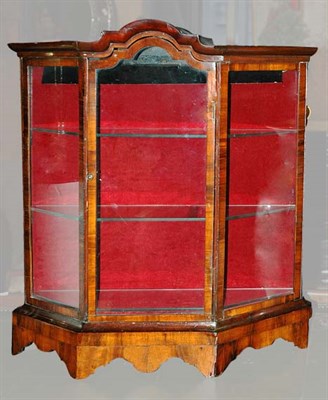 Lot 539 - Queen Anne Style Mahogany Hanging Vitrine...
