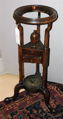 Lot 365 - Georgian Style Mahogany Wig Stand Height 33...