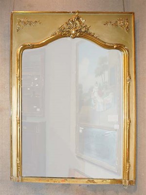 Lot 299 - Rococo Style Gilt-Wood Mirror Height 62 1/2...