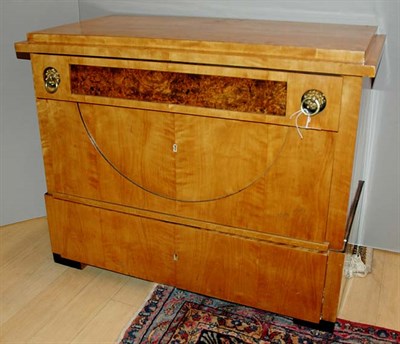 Lot 360 - Biedermeier Birch Chest of Drawers Height 30...
