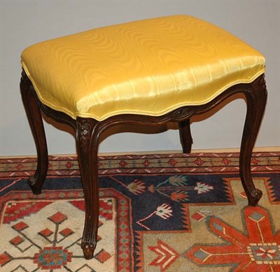 Lot 586 - Louis XV Style Stool Height 18 inches, width...