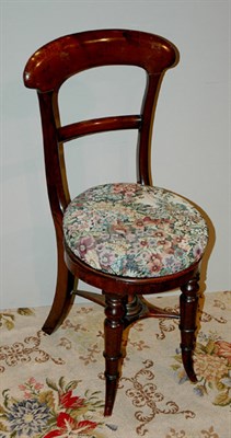 Lot 280 - Walnut Revolving Piano Stool Late 19th century