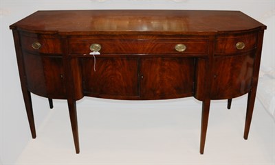 Lot 513 - Federal Style Mahogany Sideboard Height 38 1/4...
