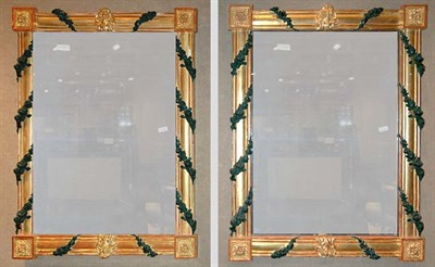 Lot 408 - Pair of Neoclassical Style Floral Decorated...
