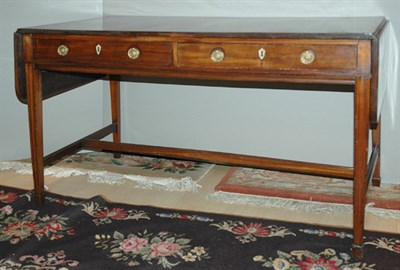 Lot 308 - George III Mahogany Drop Leaf Desk Circa 1790...