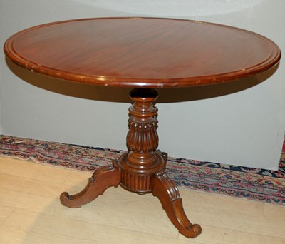 Lot 363 - Empire Mahogany Dish Top Tilt Table Circa 1820...