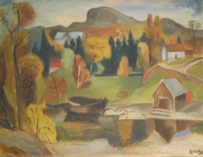 Lot 52 - Nils Krantz Norwegian, 1886-1954 Country...