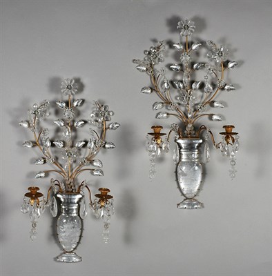 Lot 367 - Pair of Continental Rococo Style Gilt-Metal...