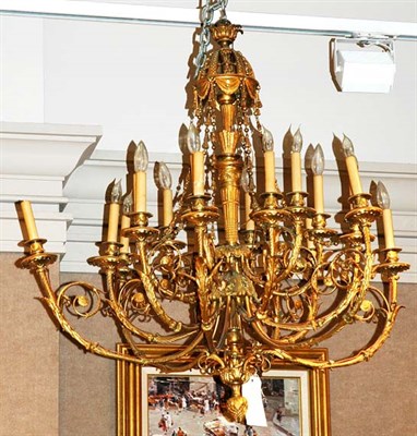 Lot 466 - Neoclassical Style Gilt-Metal and Glass Twelve-...