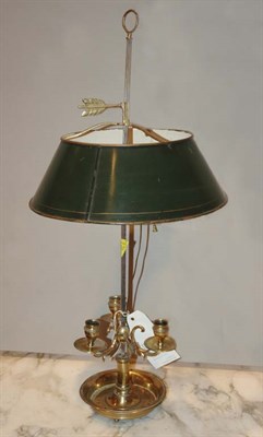 Lot 319A - Empire Style Gilt-Metal Bouillotte Lamp with...