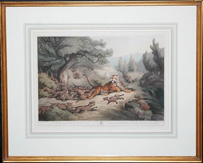 Lot 84 - After Samuel Howitt A TIGER HUNTED BY WILD...
