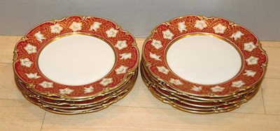 Lot 505 - Set of Twelve Hutschenreuther Porcelain Dinner...