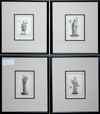 Lot 89 - Artist Unknown [ANTIQUE STATUE STUDIES] Four...