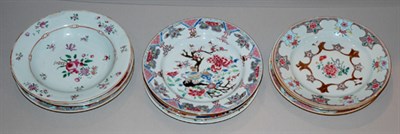 Lot 533 - Group of Eight Chinese Export Famille Rose...