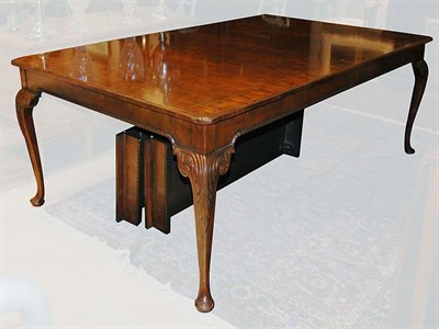 Lot 3489 - Louis XV Style Banded Fruitwood Dining Table...