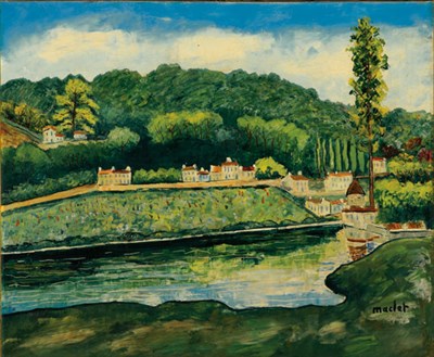 Lot 1073 - Elisee Maclet French, 1881-1962 Entree de...