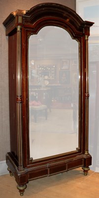 Lot 429 - Louis XVI Style Brass Inlaid Mahogany Mirrored...