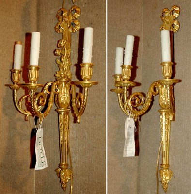 Lot 559 - Pair of Neoclassical Style Gilt-Metal...