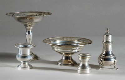 Lot 423 - Miscellaneous Group of Silver Holloware Total...