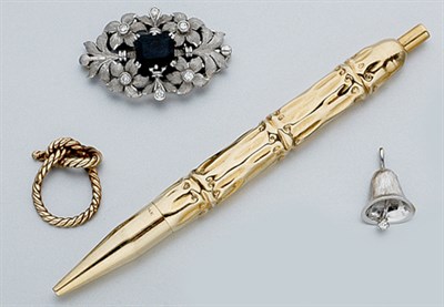 Lot 493 - Group of Gold Jewelry