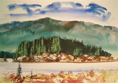 Lot 31 - Edwin L. Fulwider American, 1913-2003 On Lake,...